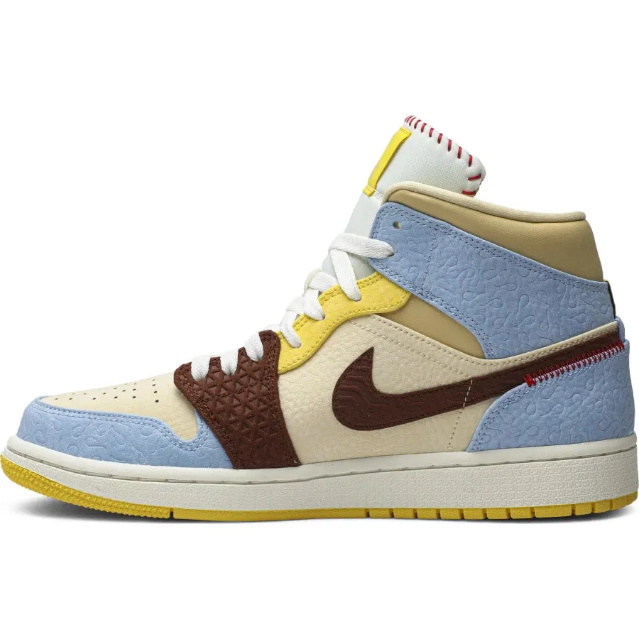 Air Jordan 1 Mid - Maison Chateau Rouge Fearless