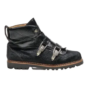 AMMANN Ankle Boots Black Synthetic Womens UK 7