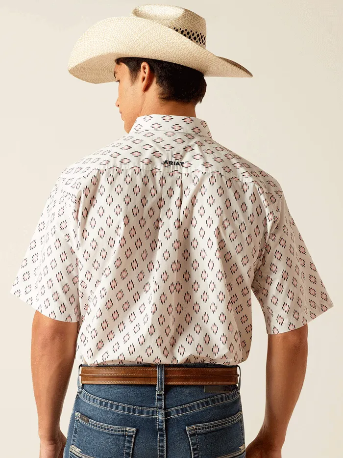 Ariat 10048372 Mens Terrance Classic Fit Shirt White