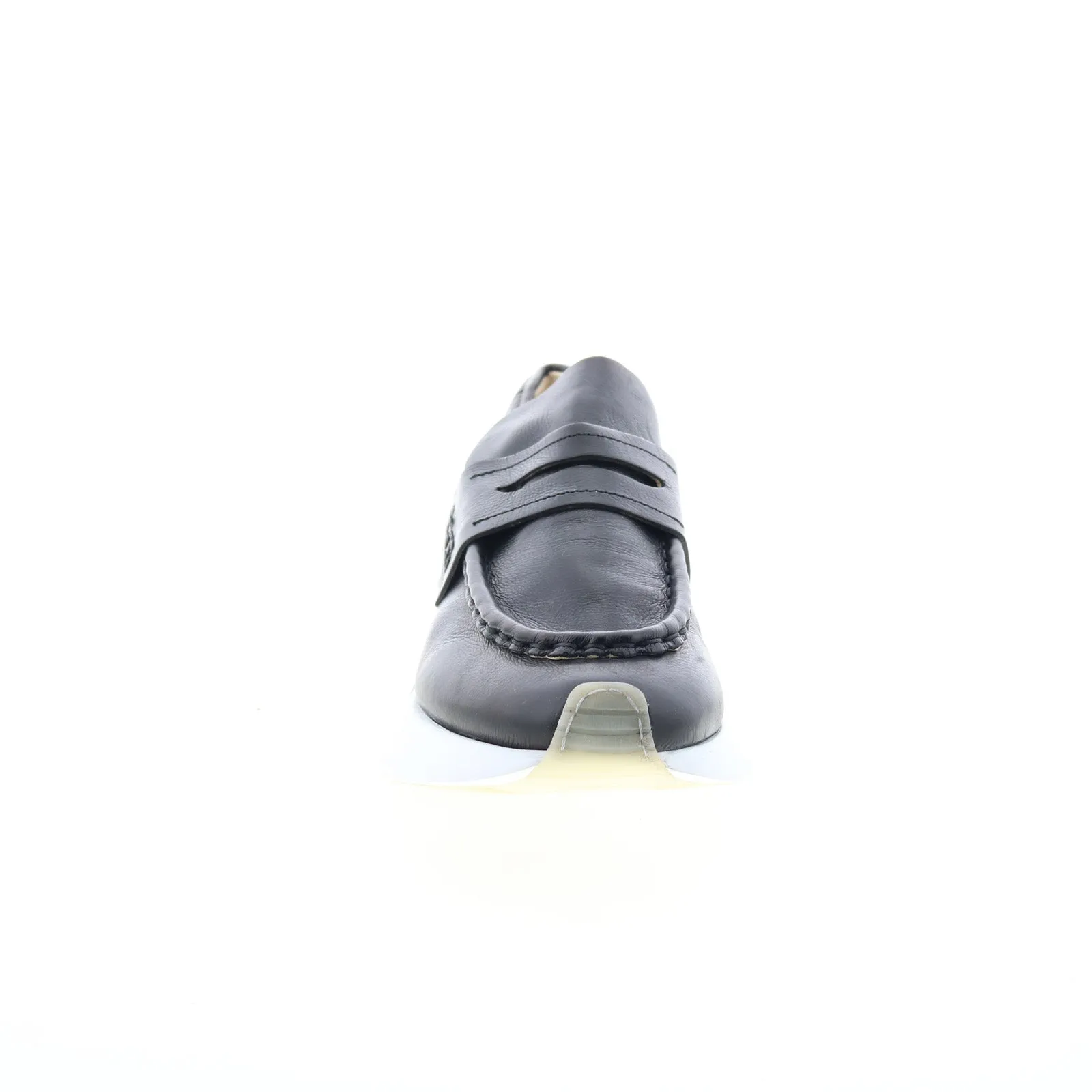 A.S. 98 Elian Womens Black Leather Slip On Lifestyle Sneakers Shoes