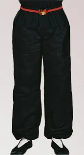 Assistant Instructor Black Kung Fu Pants