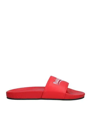 Balenciaga Man Sandals Red 6 UK