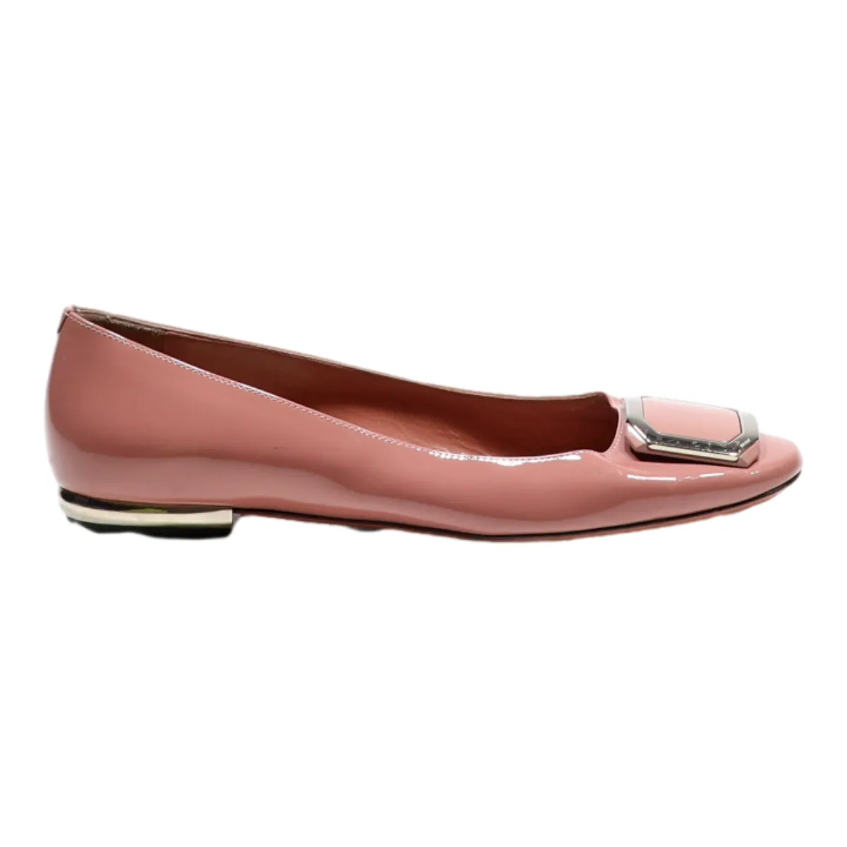 BALLY Ballet Shoes Pink Synthetic Womens UK 5