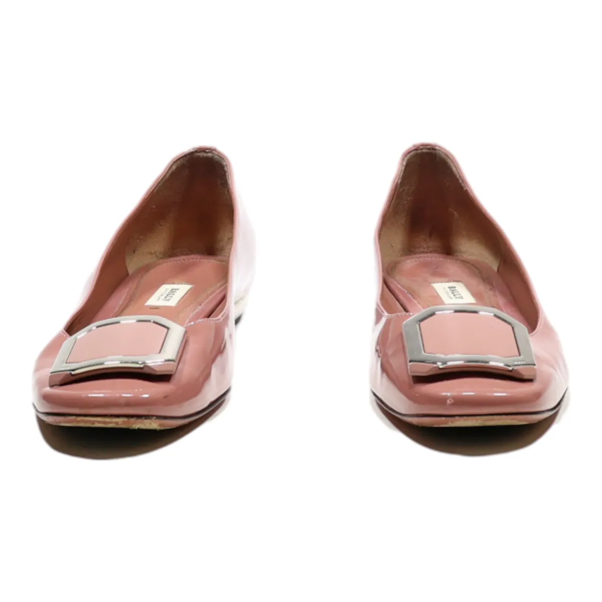 BALLY Ballet Shoes Pink Synthetic Womens UK 5