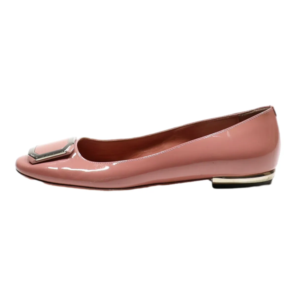 BALLY Ballet Shoes Pink Synthetic Womens UK 5