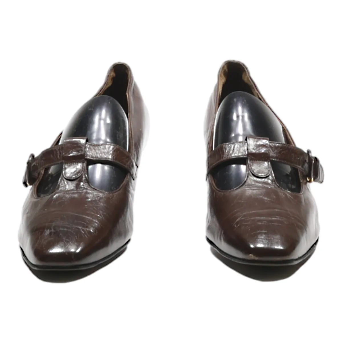 BALLY SUISSE BELLEZZA Court Heels Brown Leather Womens UK 2.5