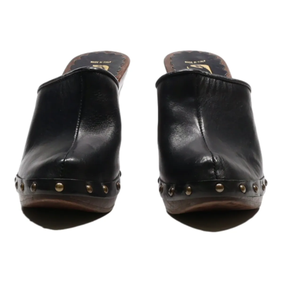 BATA Mule Heels Black Synthetic Womens UK 4