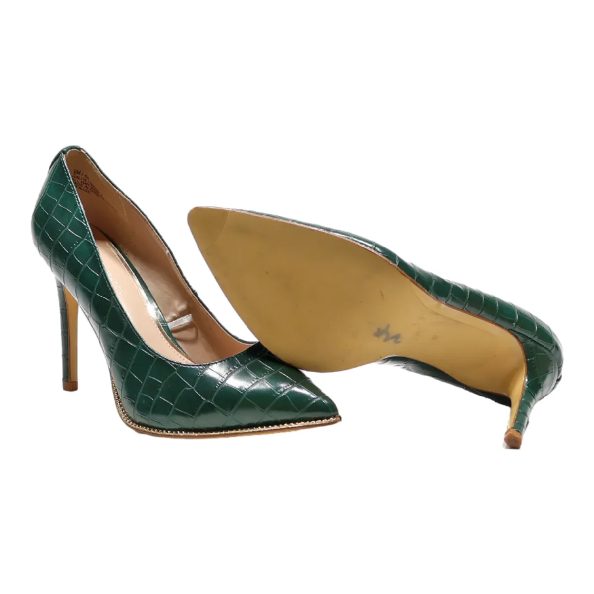 BCB GENERATION Pump Heels Green Synthetic Womens UK 7