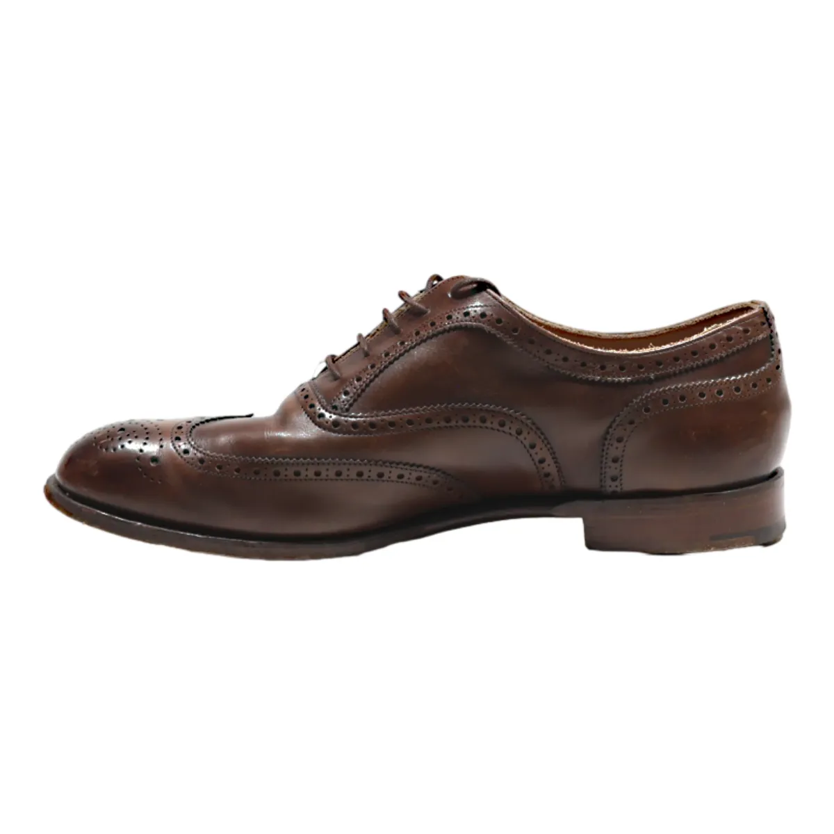 BENCI BROTHERS Brogue Shoes Brown Leather Mens UK 9