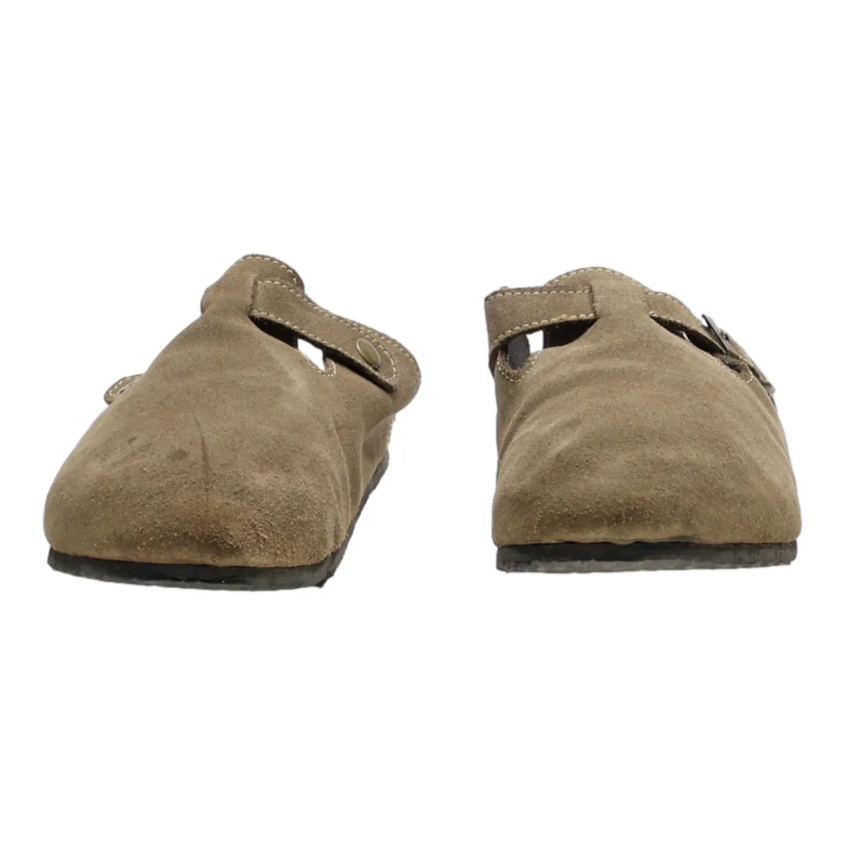 BJORNDAL Clog Shoes Grey Suede Mens UK 6.5