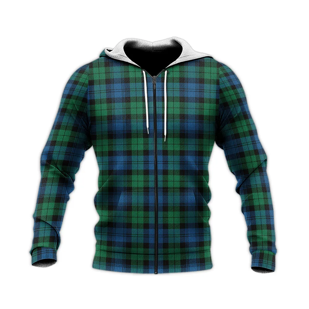 Black Watch Ancient Tartan Knitted Hoodie