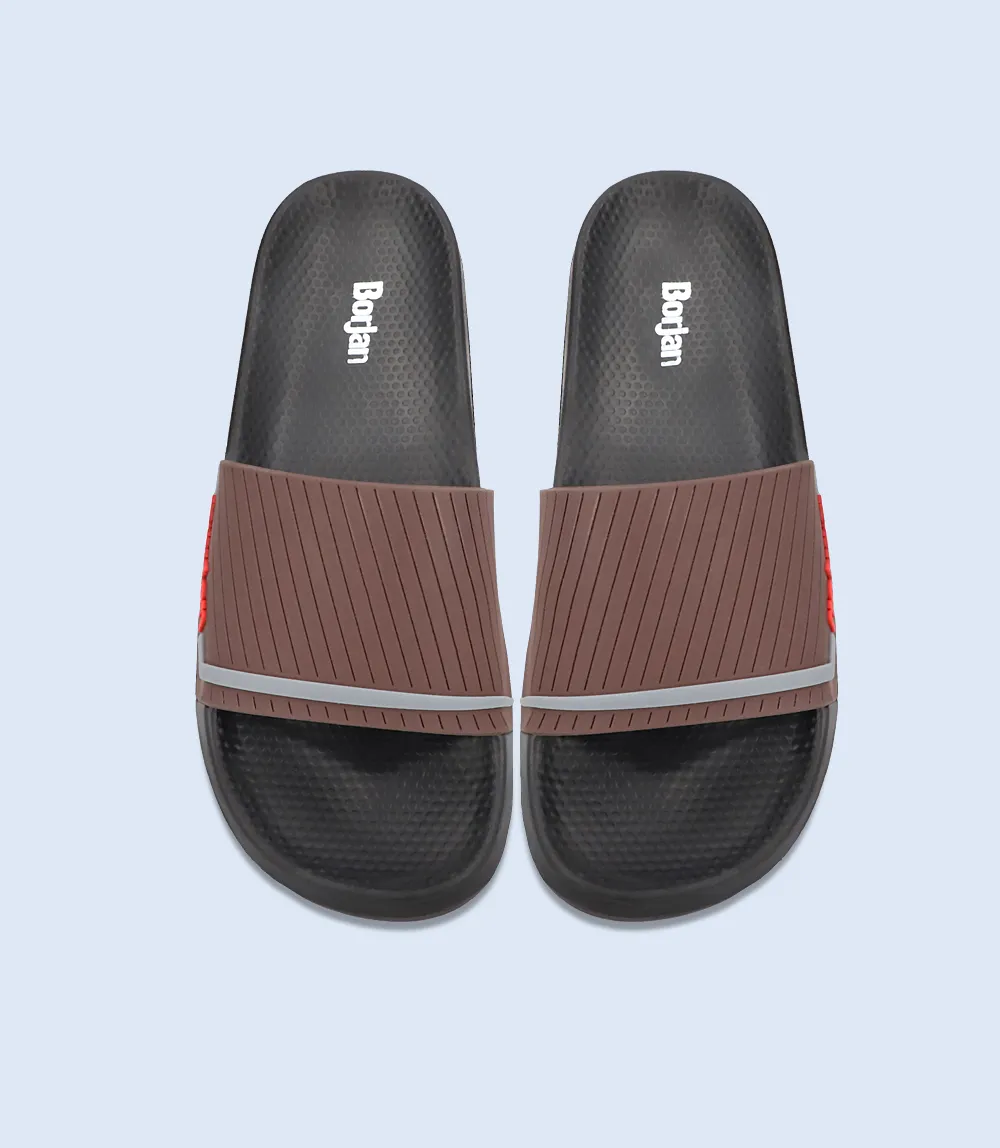BM4992-BROWN-Men Slipper