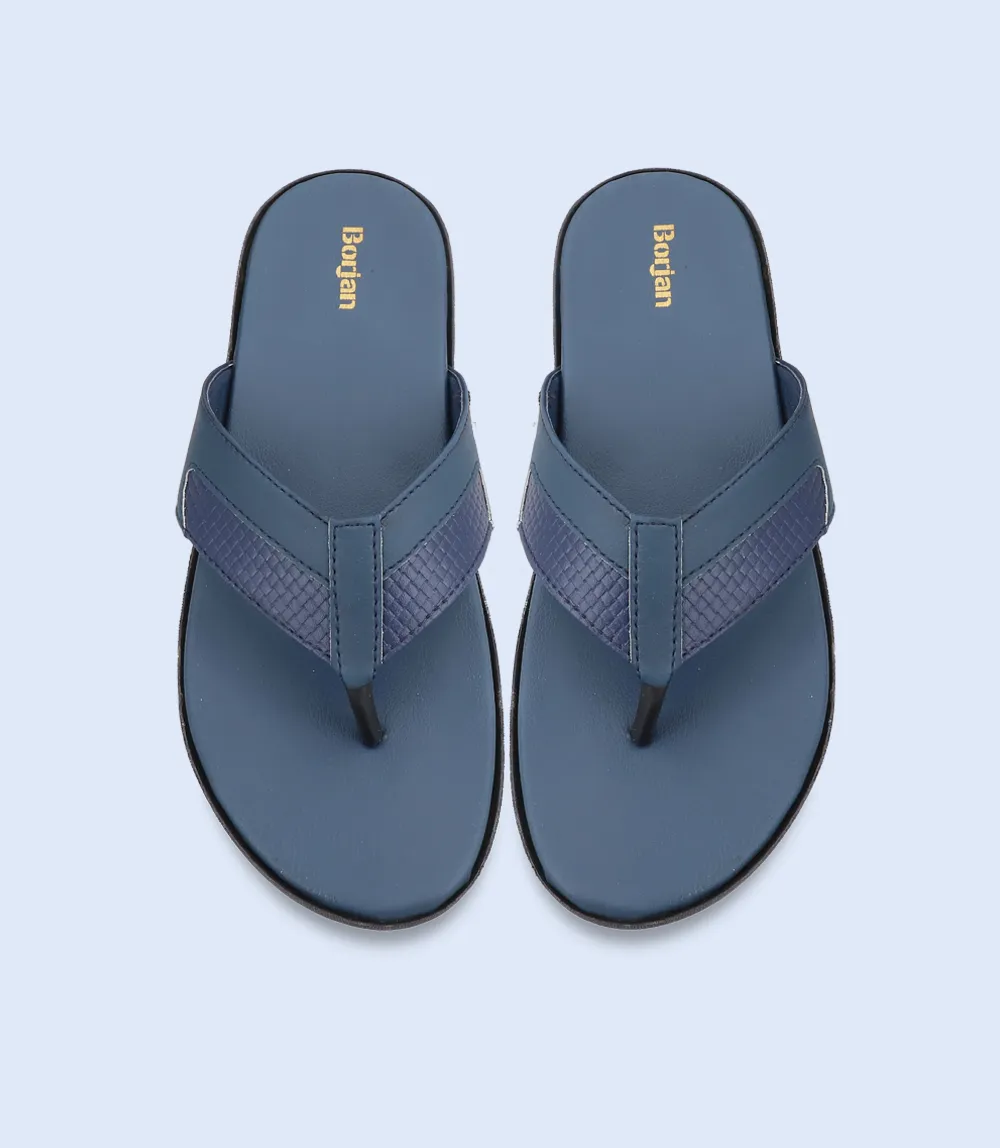 BM5531-NAVY-Men Chappal