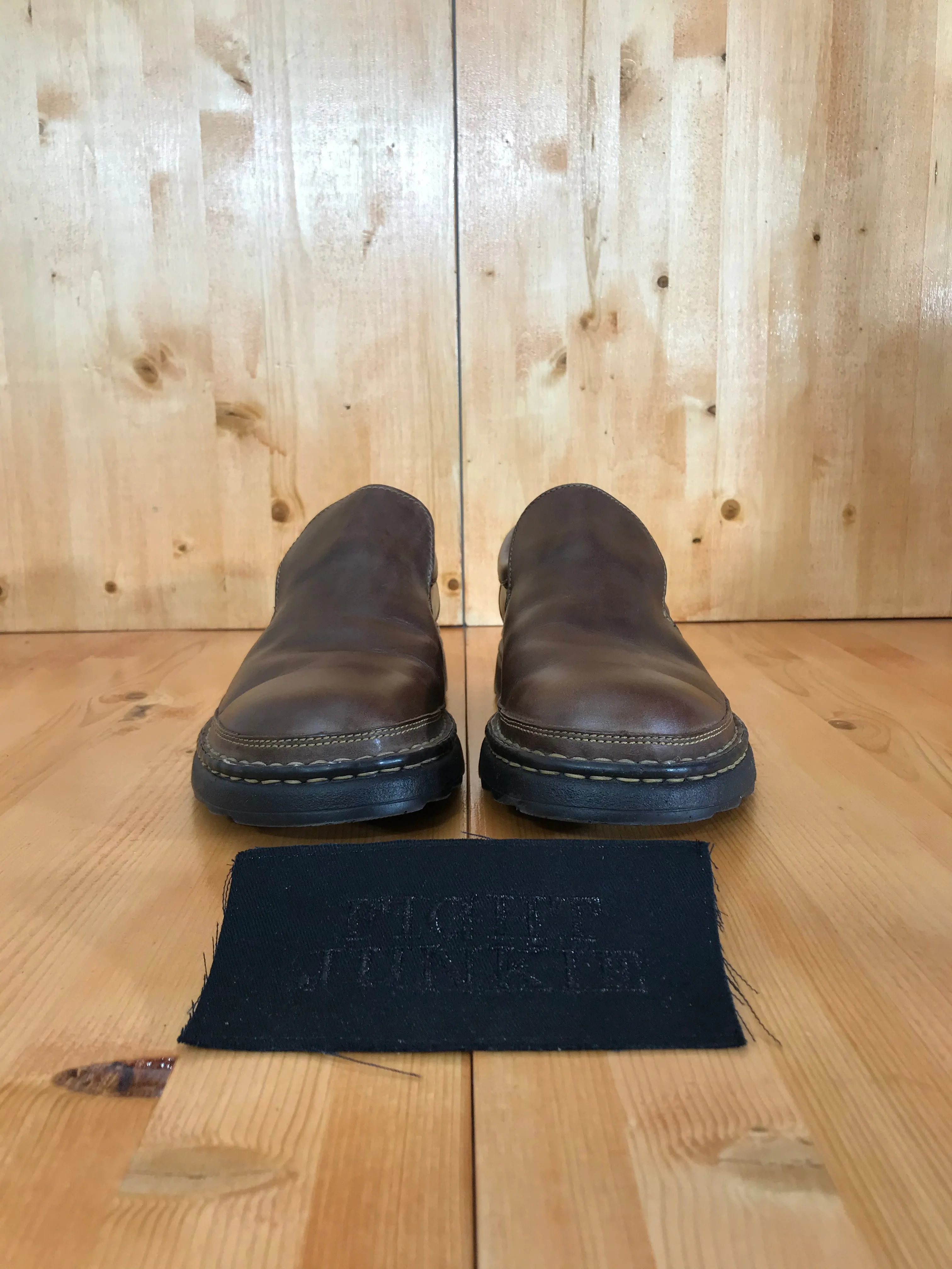 BORN Men's Size 12 Leather Slip On Loafers Dress Casual Shoes Sneakers