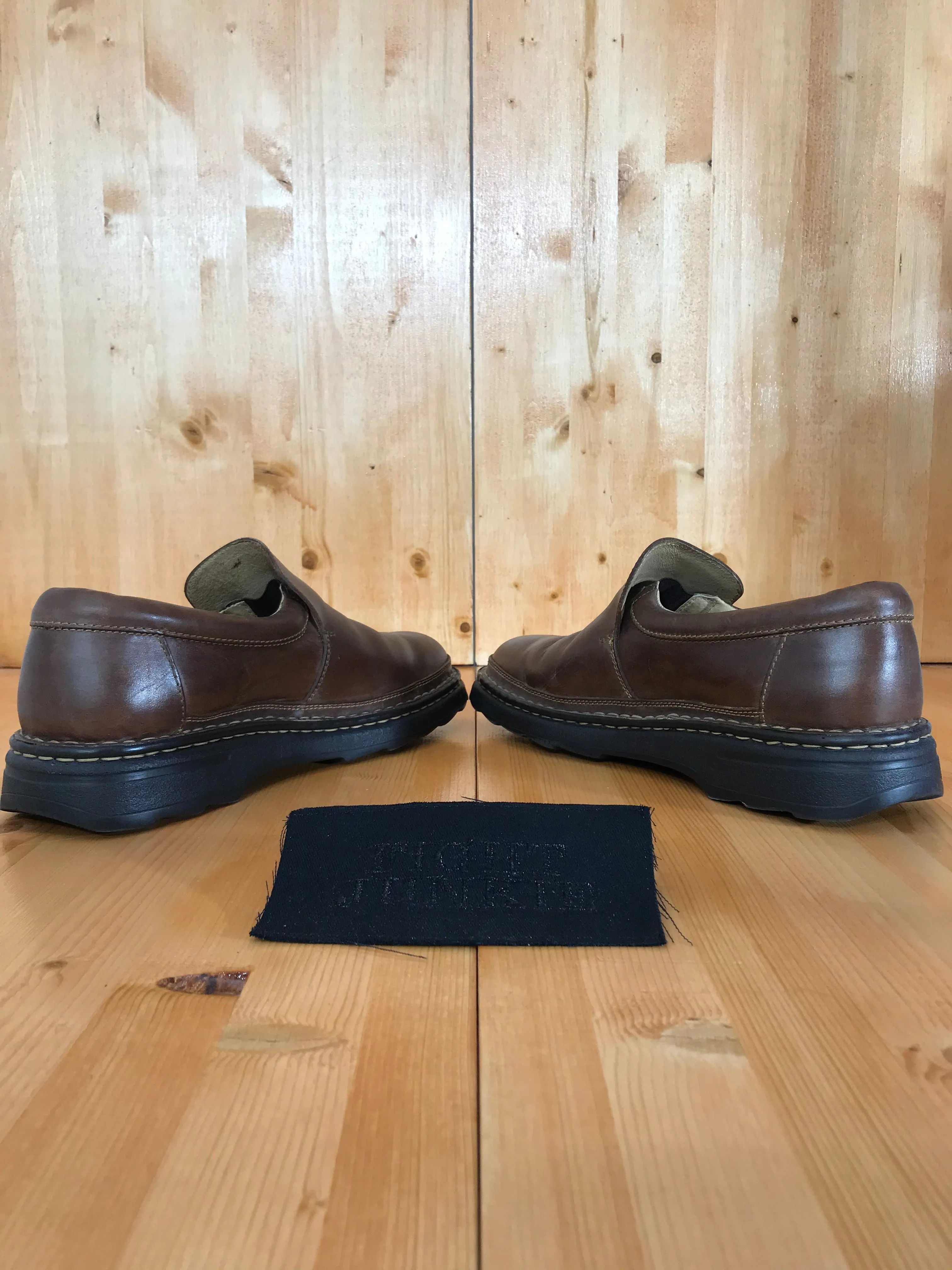 BORN Men's Size 12 Leather Slip On Loafers Dress Casual Shoes Sneakers