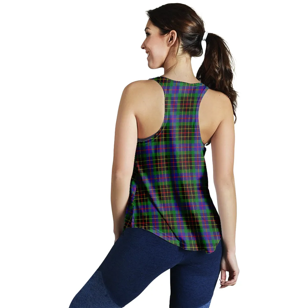 Brodie Hunting Modern Tartan Women Racerback Tanks