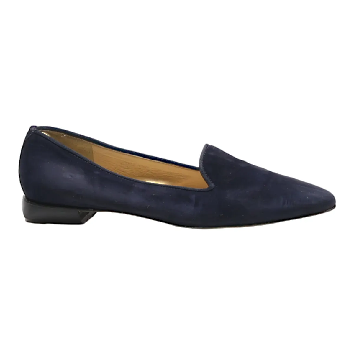 BRUNATE Loafer Shoes Blue Suede Womens UK 5.5