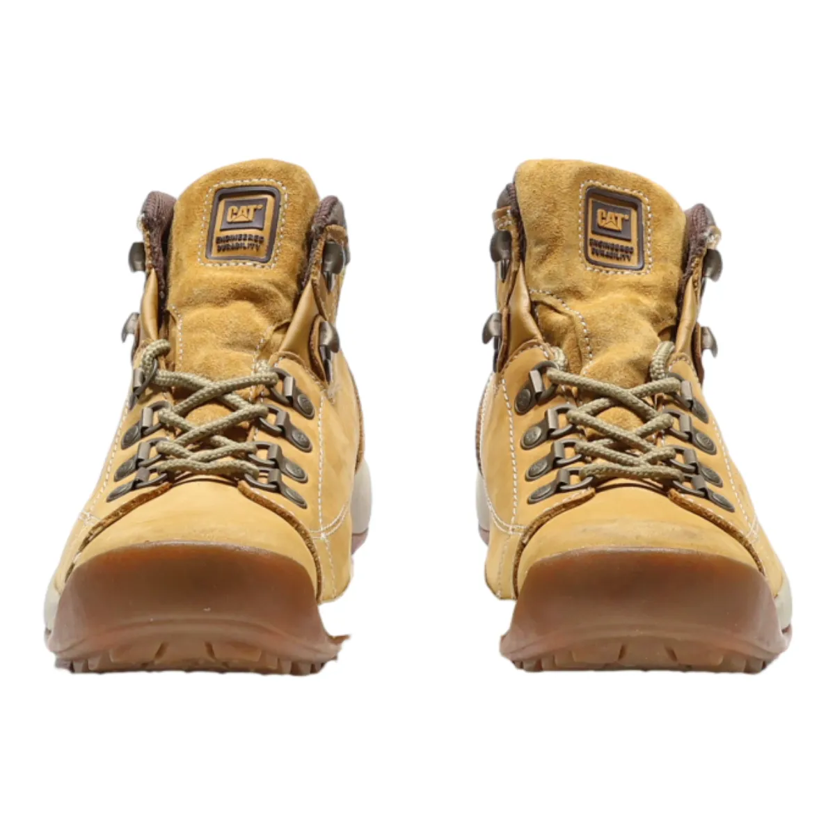 CATERPILLAR Hiking Boots Beige Synthetic Womens UK 5