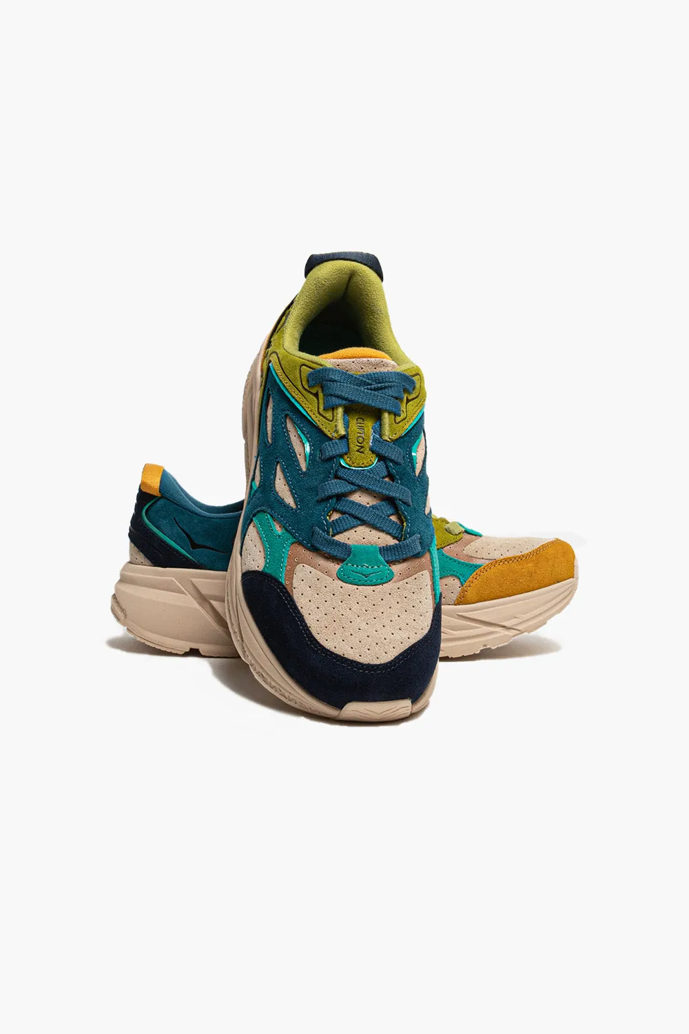 Clifton L Suede - Shifting Sand / Multi