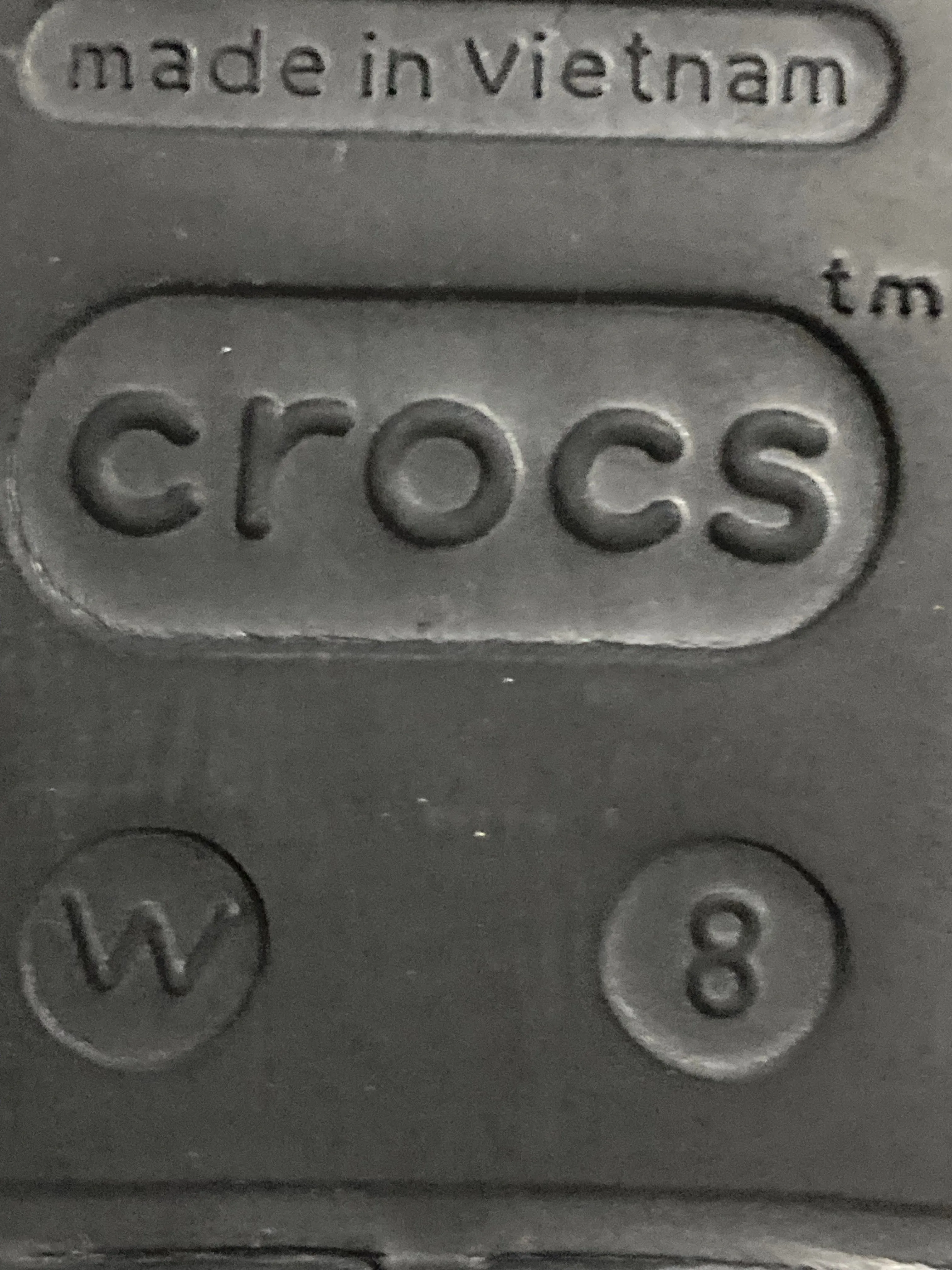CROCS CLASSIC Women's Size 8 Slip On Shoes Sneakers Flip Flops Triple Black