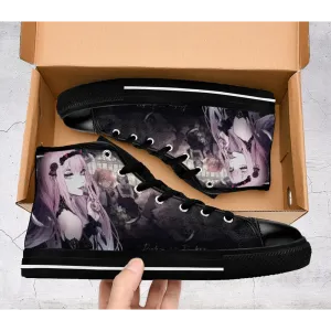 Darling In The Franxx Zero Two Shoes High Top Sneakers for Kids and Adults