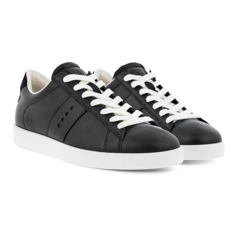 Ecco Women's Street Lite Sneakers- Black