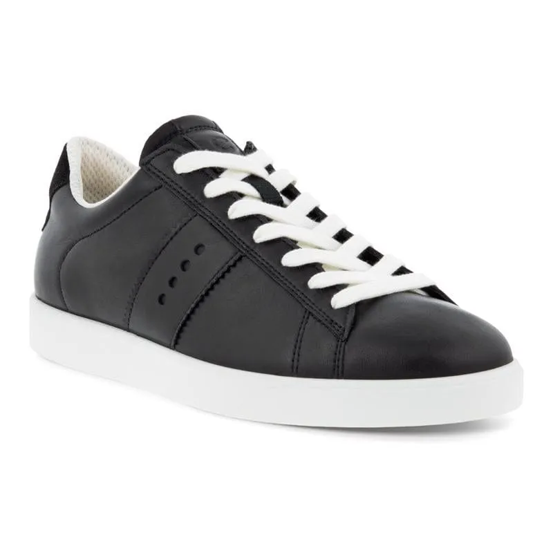 Ecco Women's Street Lite Sneakers- Black