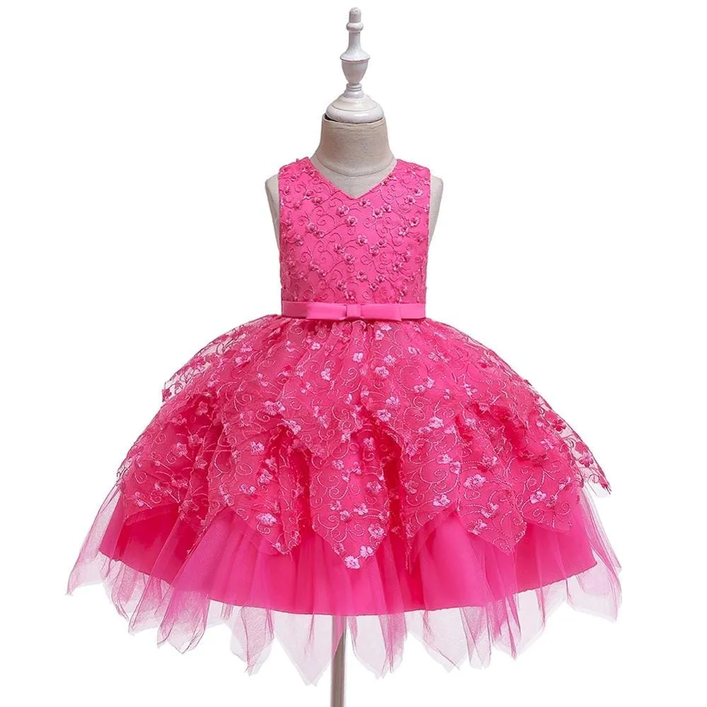 Elegant Party Princess Dress  For Birthdays, Costume And Christmas