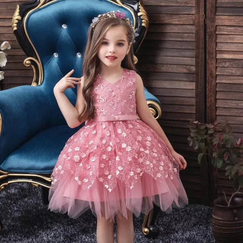 Elegant Party Princess Dress  For Birthdays, Costume And Christmas