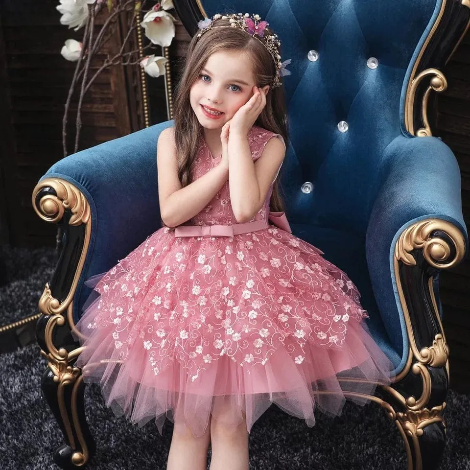 Elegant Party Princess Dress  For Birthdays, Costume And Christmas
