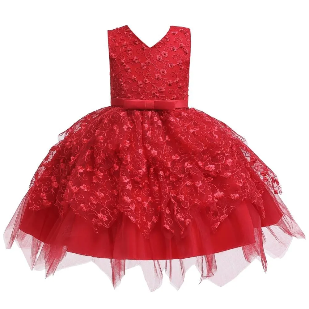 Elegant Party Princess Dress  For Birthdays, Costume And Christmas