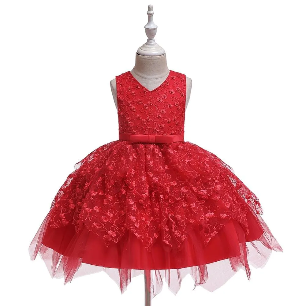 Elegant Party Princess Dress  For Birthdays, Costume And Christmas