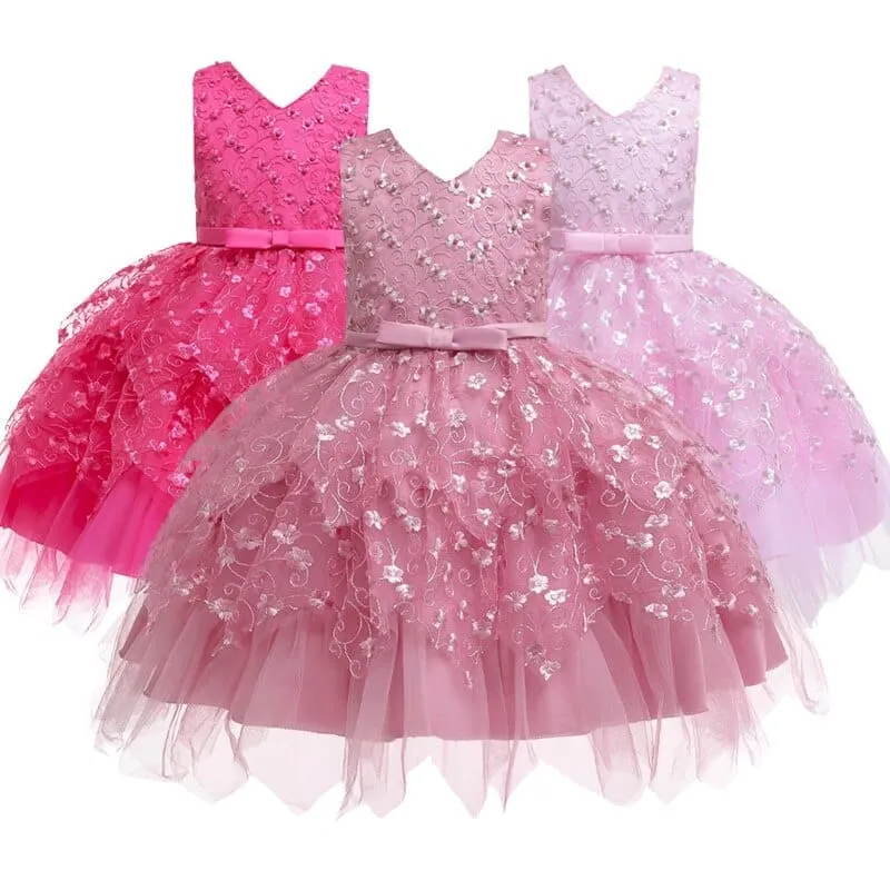 Elegant Party Princess Dress  For Birthdays, Costume And Christmas