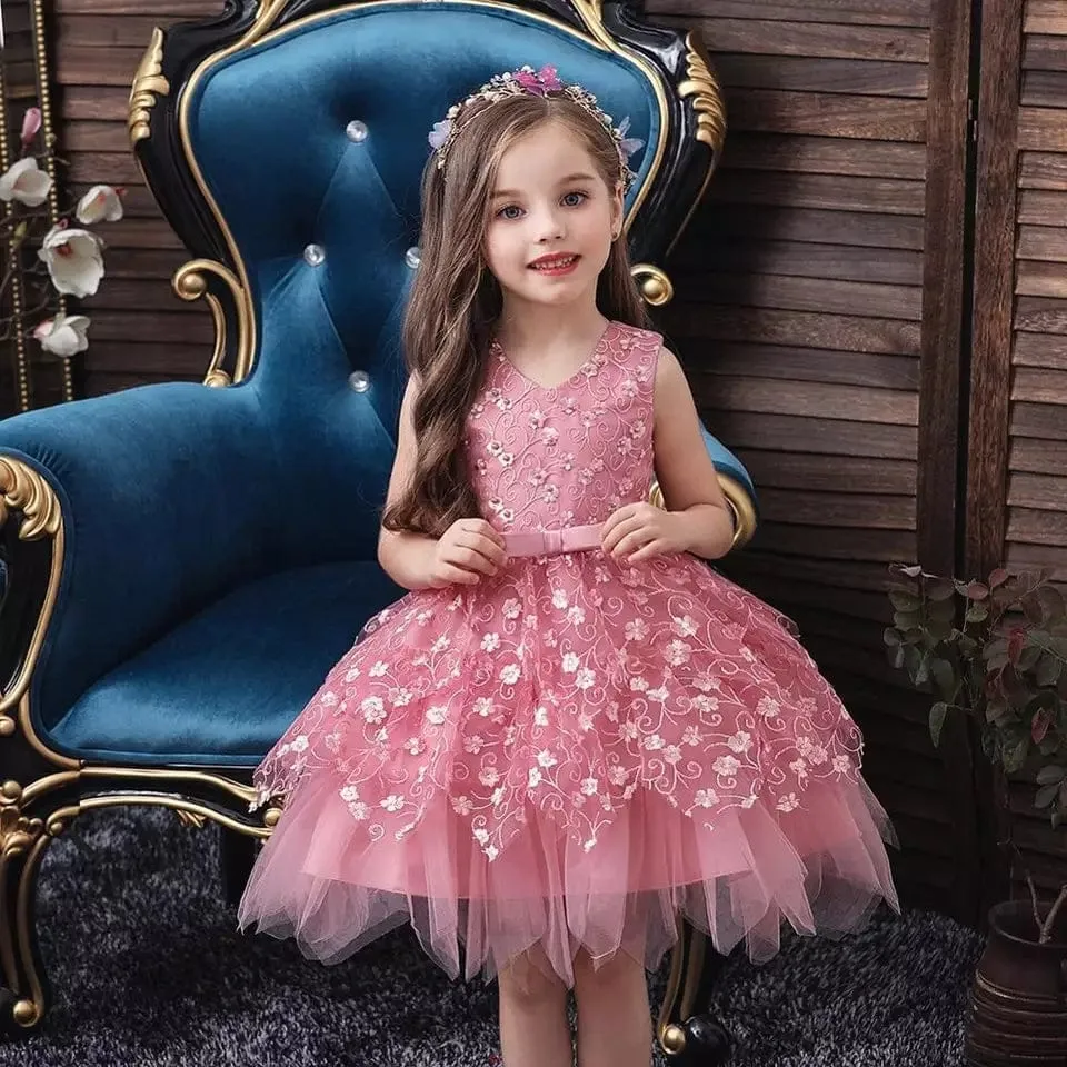 Elegant Party Princess Dress  For Birthdays, Costume And Christmas