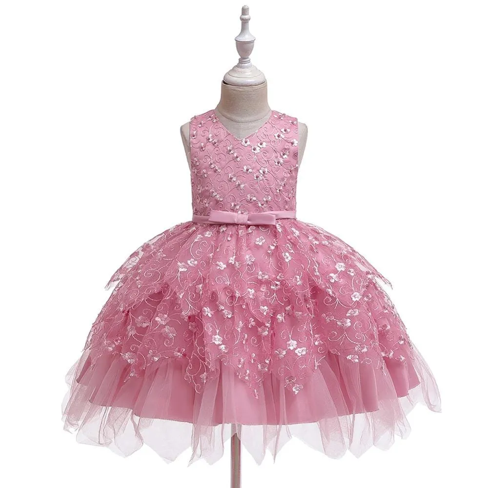 Elegant Party Princess Dress  For Birthdays, Costume And Christmas