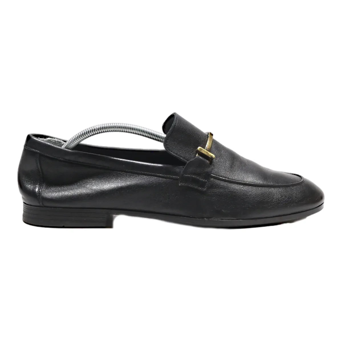 FRAU Loafer Shoes Black Leather Mens UK 9.5