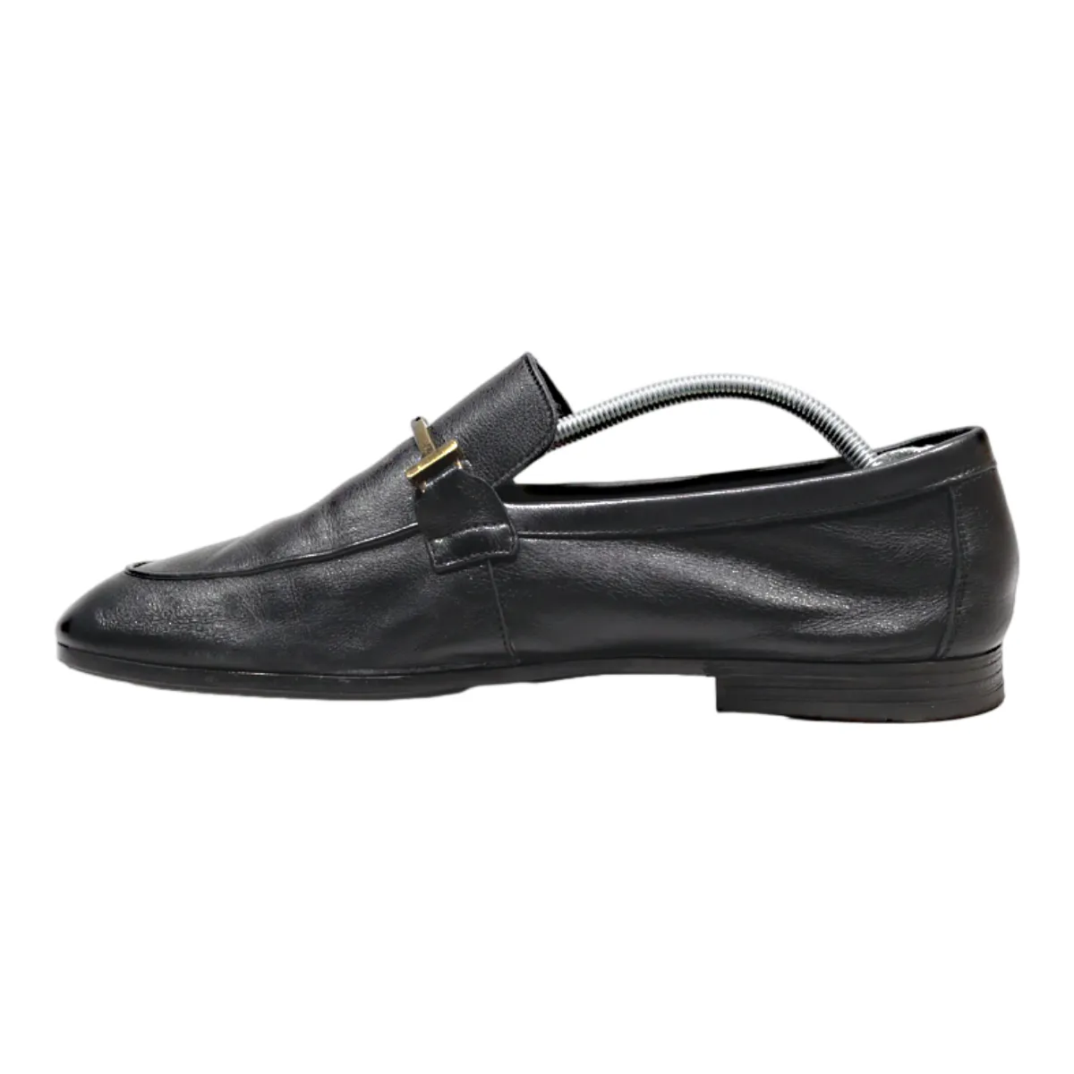 FRAU Loafer Shoes Black Leather Mens UK 9.5