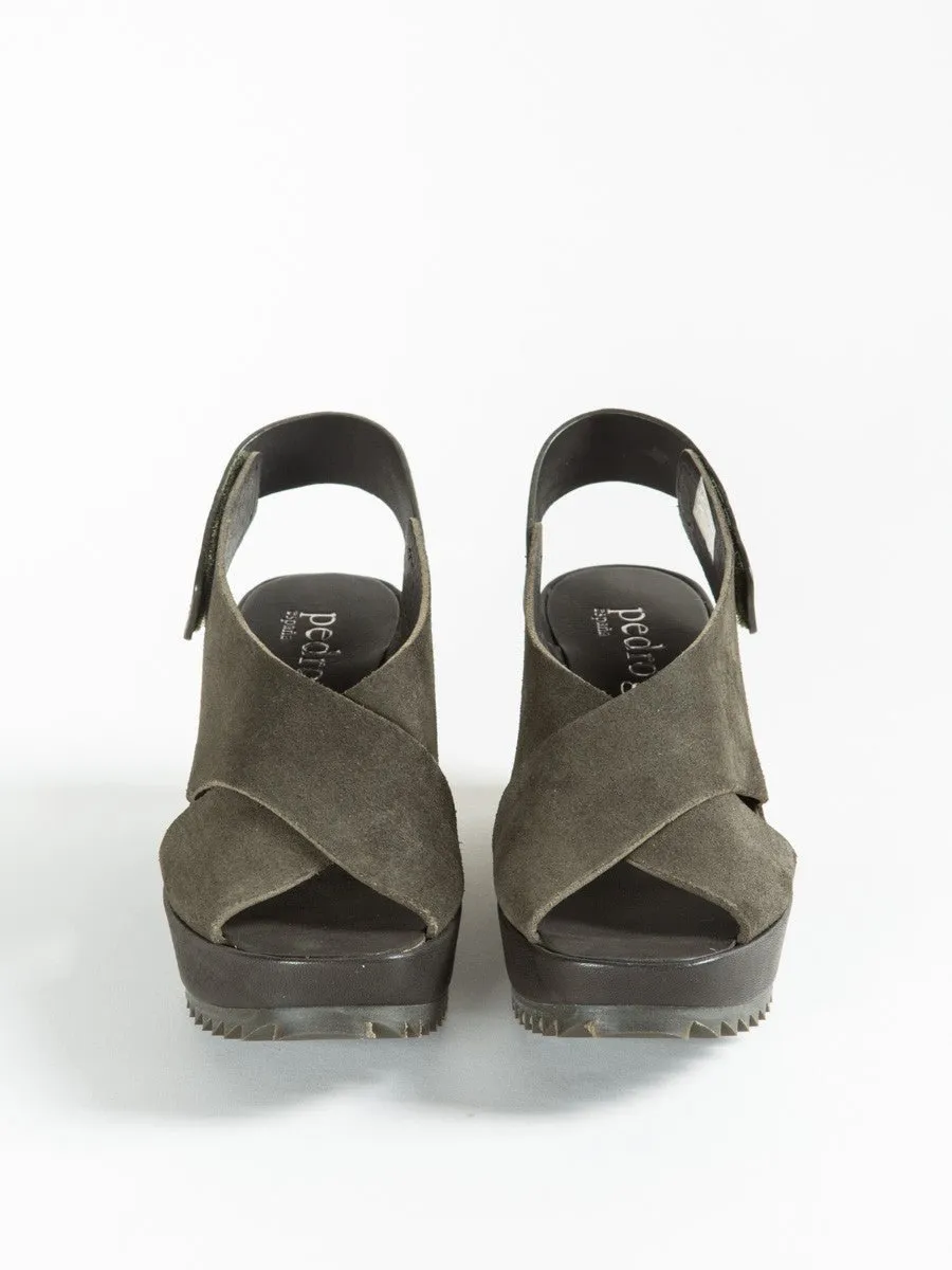freya wedge - olive