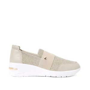 Gaga Metallic Pull-On Sneakers