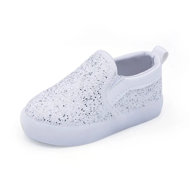 Glitter Light-Up Slip-On Shoes