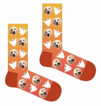 Halloween Gifts Photo Socks Gift For Pet Lovers