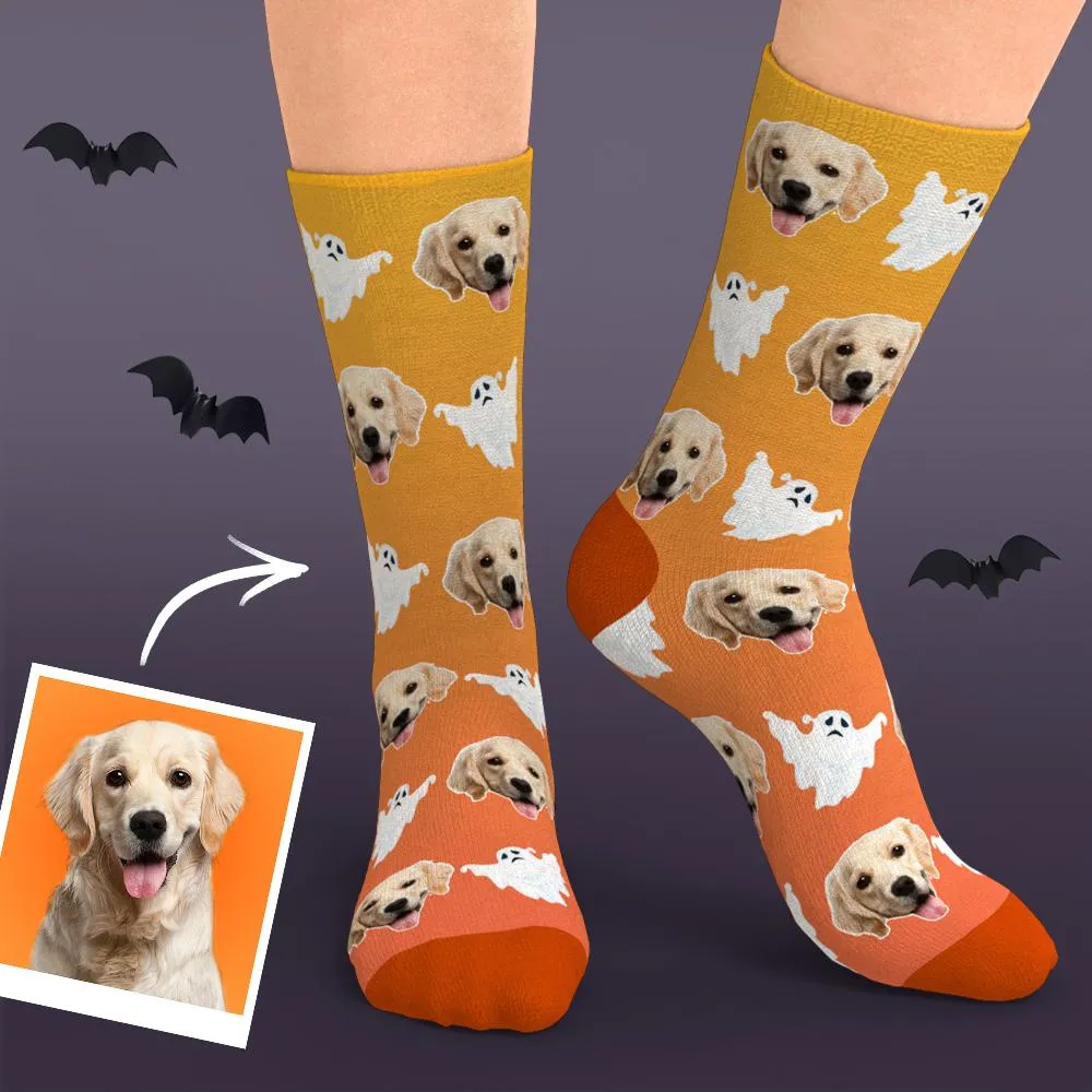 Halloween Gifts Photo Socks Gift For Pet Lovers