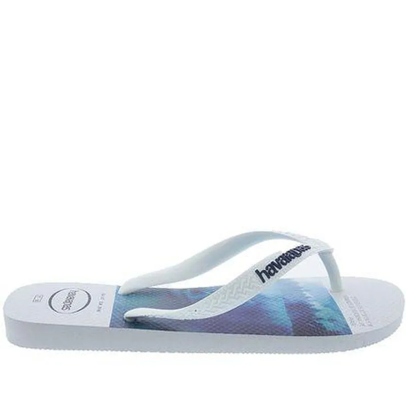 Havaiana Hype FC Men's  Flip Flops White/Blue