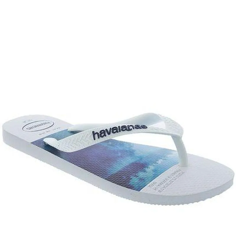Havaiana Hype FC Men's  Flip Flops White/Blue