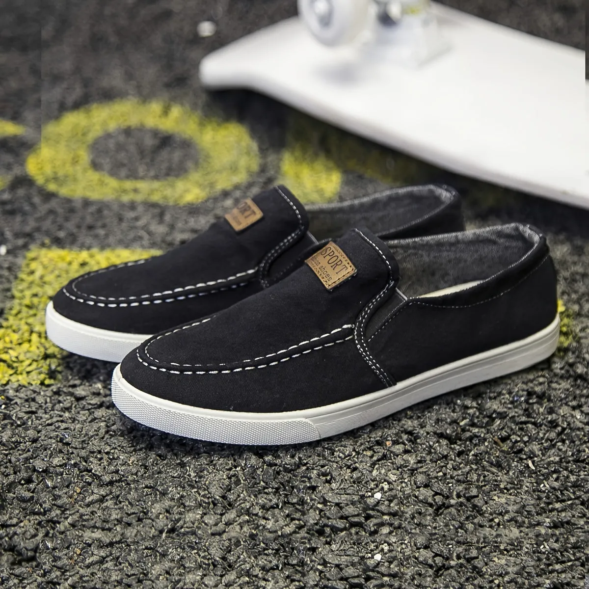 Heren slip-on schoenen - Comfortabel, anti-slip & duurzaam, perfect voor wandelingen