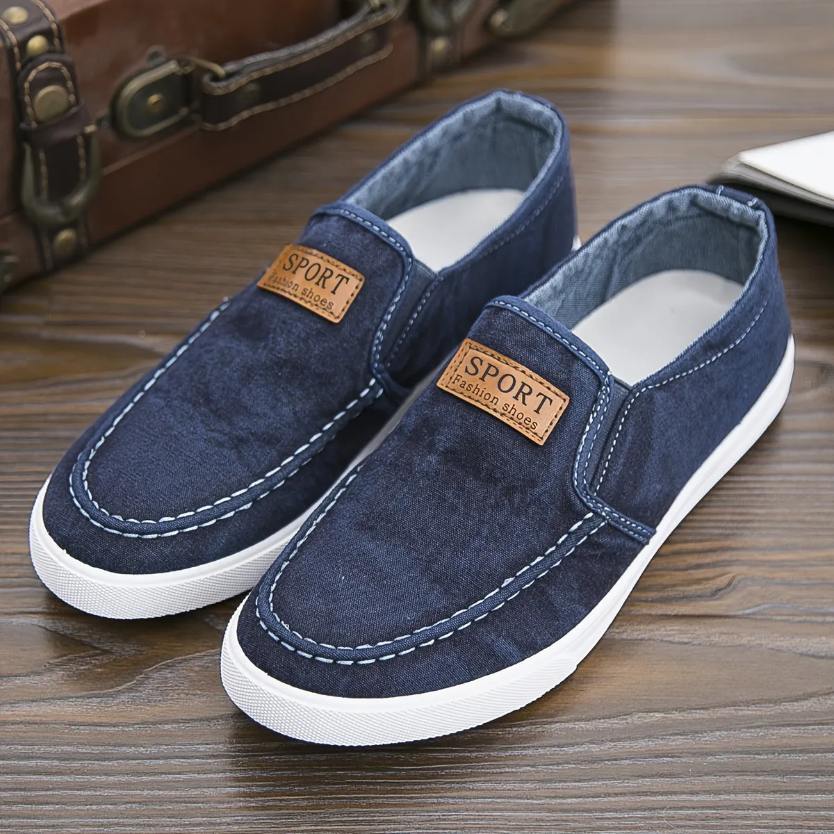 Heren slip-on schoenen - Comfortabel, anti-slip & duurzaam, perfect voor wandelingen