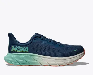 Hoka Women's Arahi 7 in Nautical Dusk/Varsity Navy,  Midnight/Seafoam, Vanilla/Cream & Black/White Available in Wide Widths