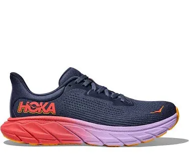 Hoka Women's Arahi 7 in Nautical Dusk/Varsity Navy,  Midnight/Seafoam, Vanilla/Cream & Black/White Available in Wide Widths
