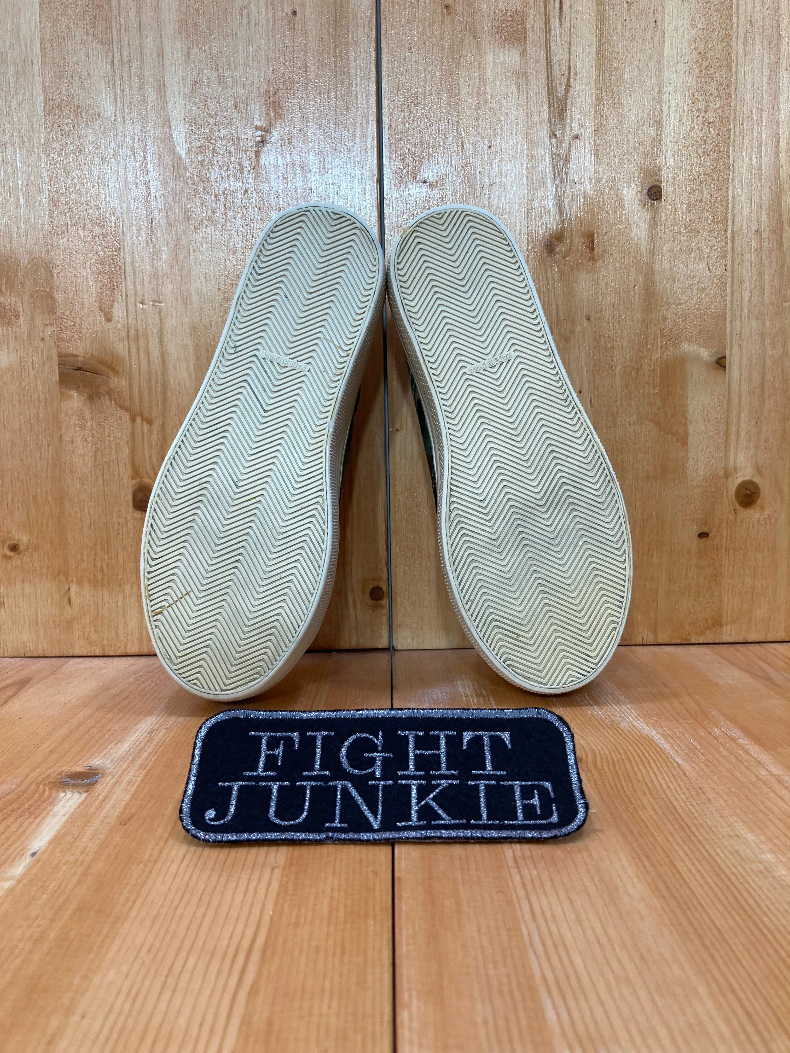 HTF STEVE MADDEN BRIDGET Women Size 7 Canvas Slip On 2 Inch Platform Mules Clogs Shoes Sneakers Camo