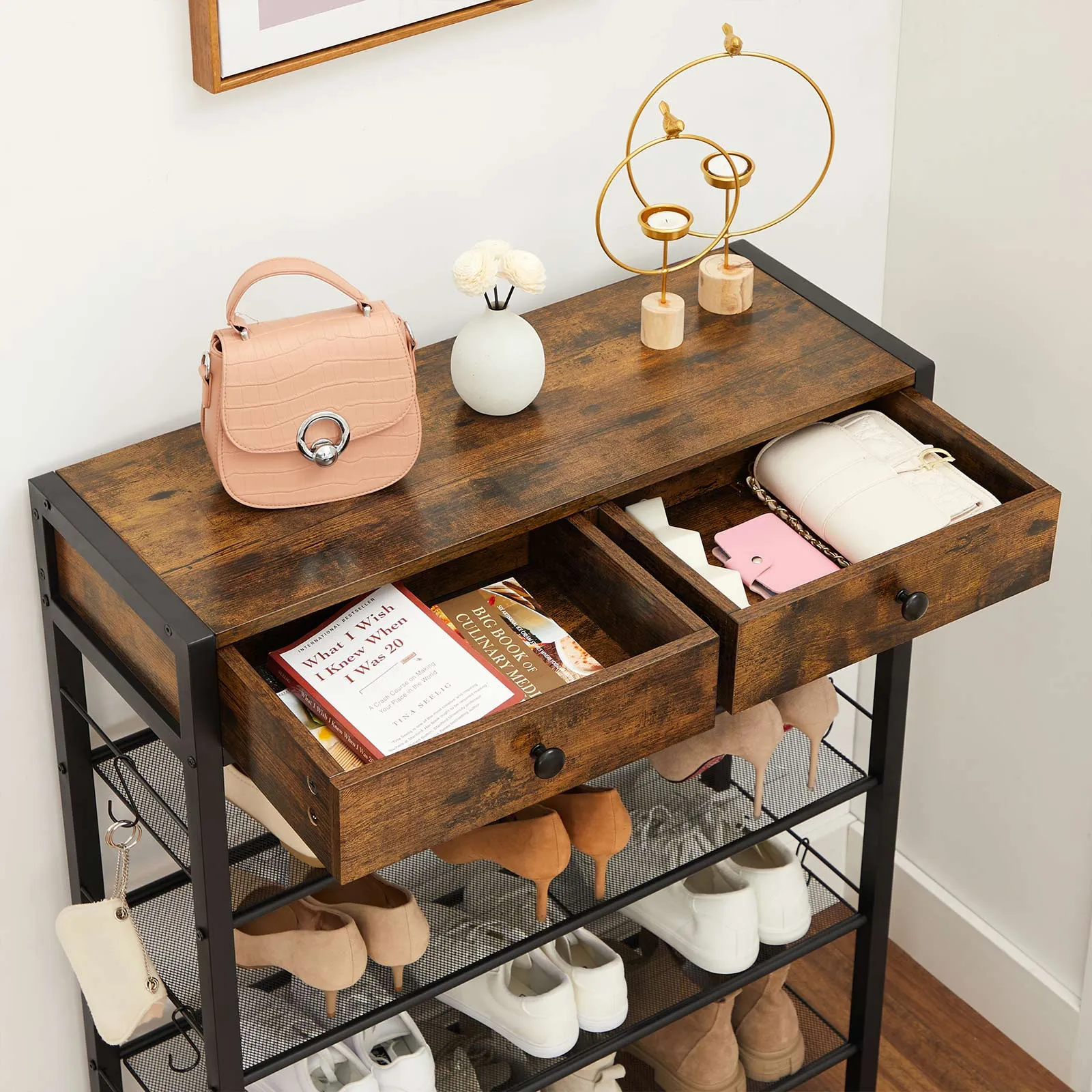 INDESTIC Shoe Rack Organizer